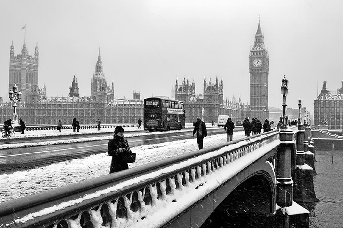 Clima y temperaturas de Londres en invierno